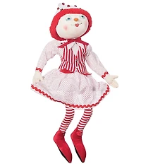 Joe Spencer's Gathered Traditions Sidney Snowman Figurine