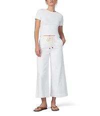 Joe's Jeans Addison Drawstring Wide Leg Ankle Length Pants