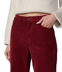 Joe's Jeans Blake High-Rise Wide Leg Corduroy Pants