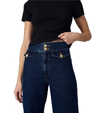 Joe's Jeans Ellia Wide Leg Ankle Jeans