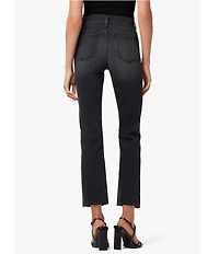 Joe's Jeans High Rise Ankle Length Flared Raw Hem Jeans