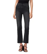 Joe's Jeans High Rise Ankle Length Flared Raw Hem Jeans
