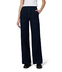 Joe's Jeans High Rise Side Zip Wide Leg Pants