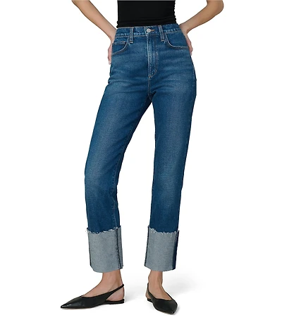 Joe's Jeans Margot High Rise Slim Straight Wide Cuff Jeans