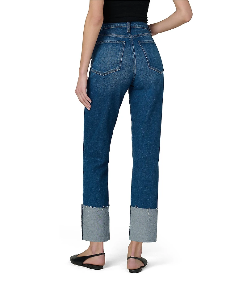 Joe's Jeans Margot High Rise Slim Straight Wide Cuff Jeans