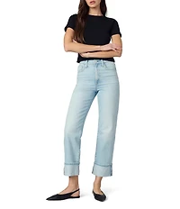 Joe's Jeans Margot High Rise Straight Wide Cuff Jeans