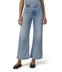 Joe's Jeans Mia Ankle Length High Rise Wide Leg Welt Pocket Denim Jeans