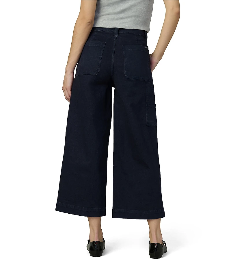 Joe's Jeans The Chloe Utility High Rise Wide Leg Crop Jeans