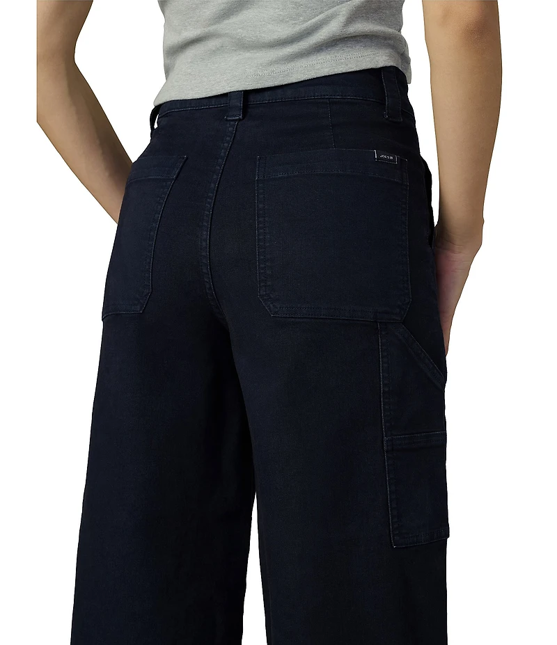 Joe's Jeans The Chloe Utility High Rise Wide Leg Crop Jeans
