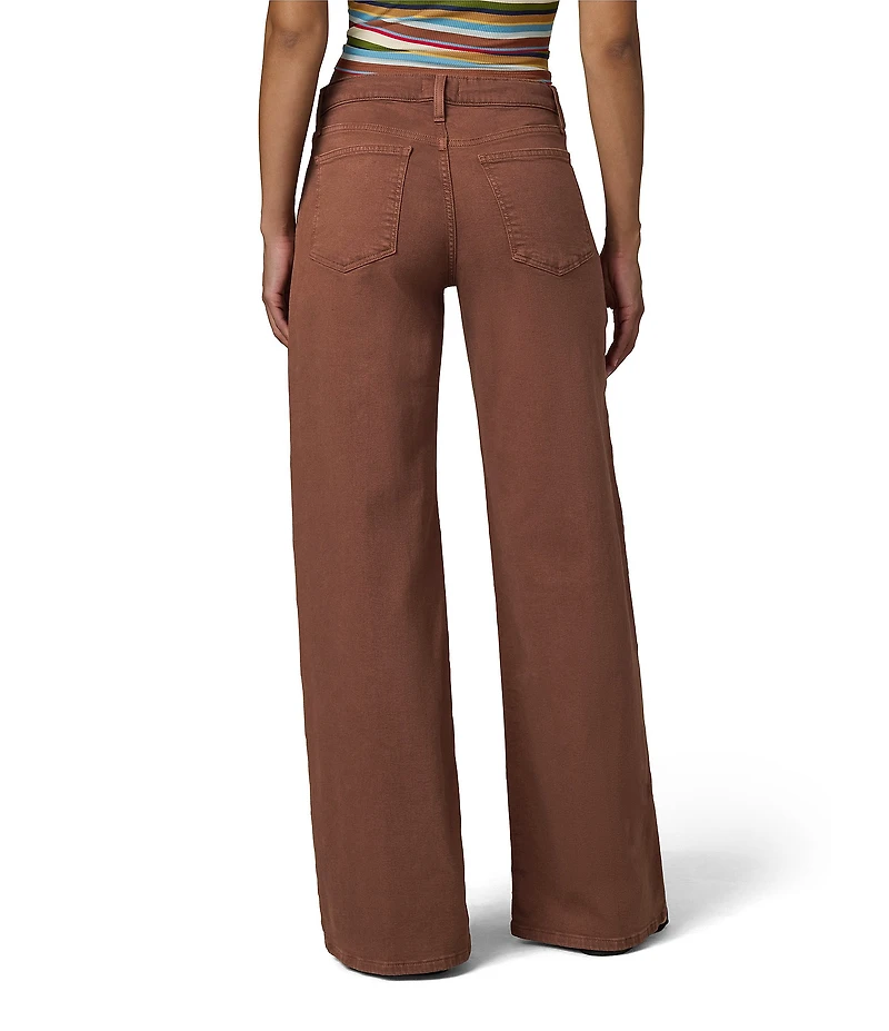 Joe's Jeans The Lou Lou Low Rise Drawstring Waist Wide Leg Denim Jeans