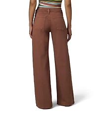 Joe's Jeans The Lou Lou Low Rise Drawstring Waist Wide Leg Denim Jeans