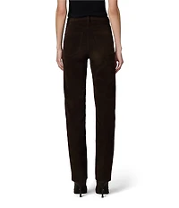 Joe's Jeans The Margot High Rise Slim Straight Leg Faux Suede Pants