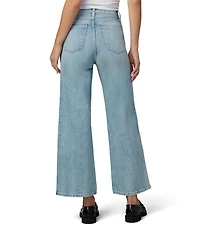 Joe's Jeans The Mia Ankle Side Seams High Rise Wide Leg Denim Jeans