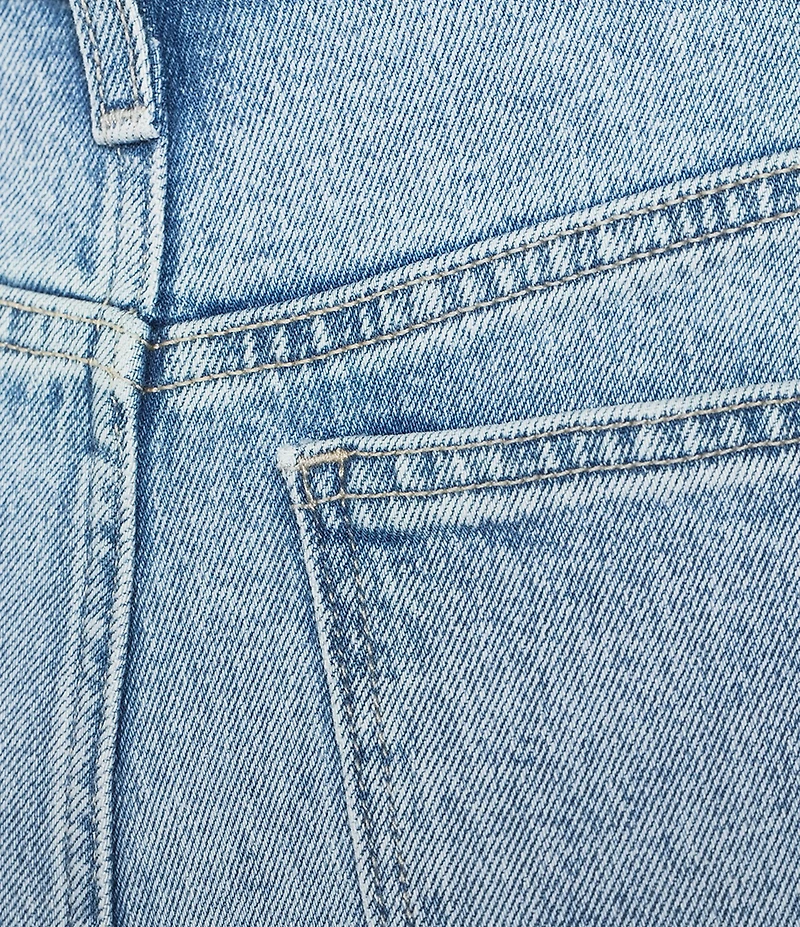 Joe's Jeans The Mia Ankle Side Seams High Rise Wide Leg Denim Jeans
