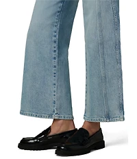 Joe's Jeans The Mia Ankle Side Seams High Rise Wide Leg Denim Jeans