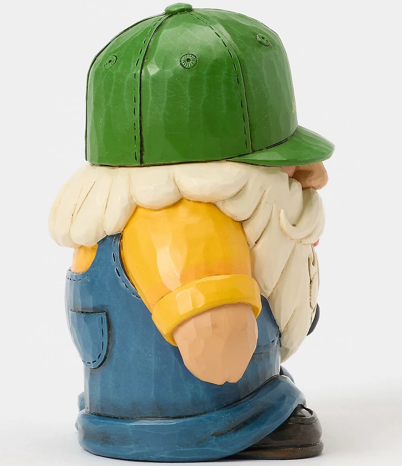 John Deere by Jim Shore Gnome Holding Tractor Figurine