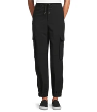 John Mark Woven Drawstring Cargo Jogger Pants