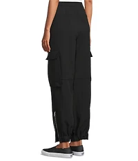 John Mark Woven Drawstring Cargo Jogger Pants