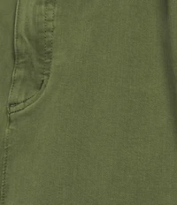John Mark Colored Denim Wide Leg 5-Pocket Frayed Hem Pants