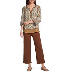 John Mark Denim Wide Leg Jeans