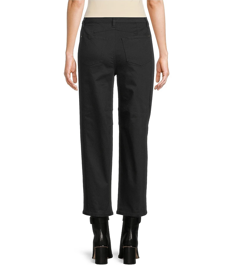 John Mark Petite Size 5-Pocket Barrel Jeans