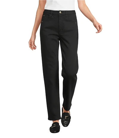 John Mark Petite Size 5-Pocket Barrel Jeans