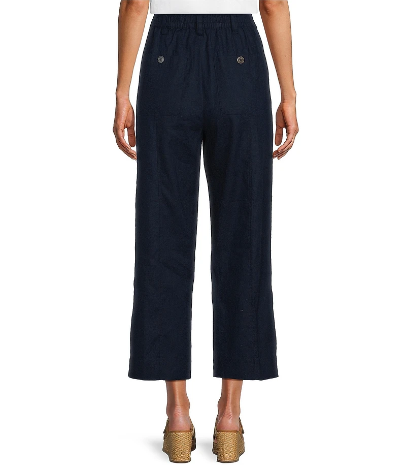 John Mark Petite Size Wide Leg Pleated Pants