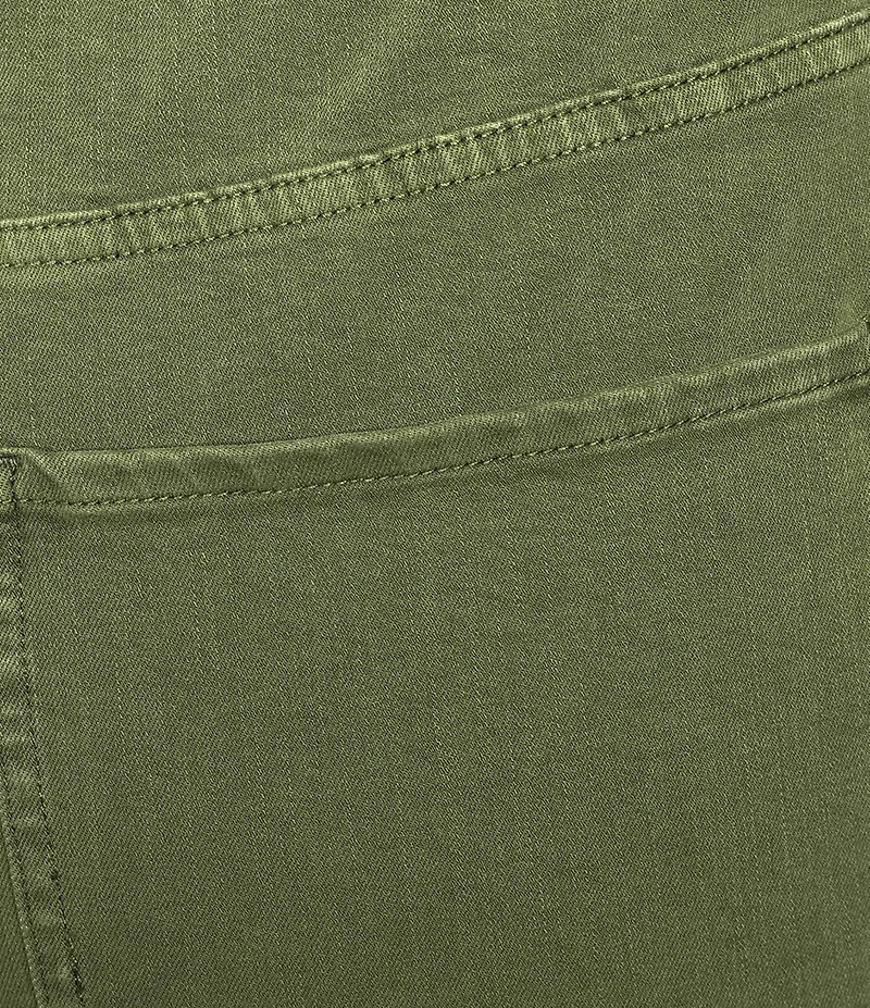 John Mark Plus Size Colored Denim Wide Leg 5-Pocket Frayed Hem Jeans