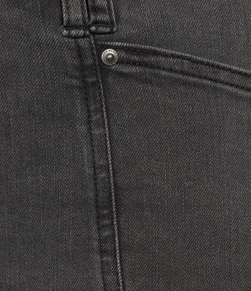 John Mark Plus Size Denim Hollywood Waist Wide Leg Cropped Jeans