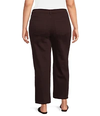 John Mark Plus Size Denim Wide Leg Jeans