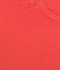 John Mark Plus Size Denim Wide Leg Raw Hem Crop Jeans