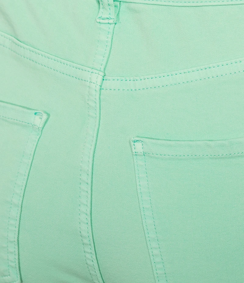 John Mark Plus Size Frayed Straight Leg Cropped Pants