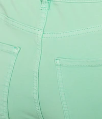 John Mark Plus Size Frayed Straight Leg Cropped Pants