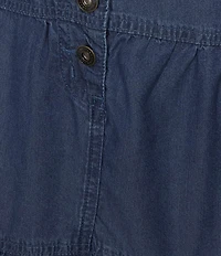 John Mark Plus Size Tiered Denim Skirt