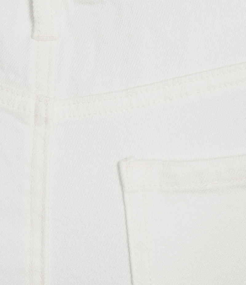 John Mark Plus Size Wide Leg Fringe Hem Jeans