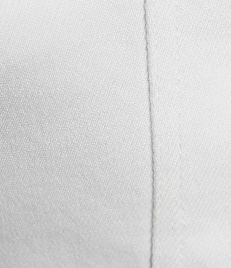 John Mark Plus Size Woven Wide Leg Embroidered Hem Ankle Pants