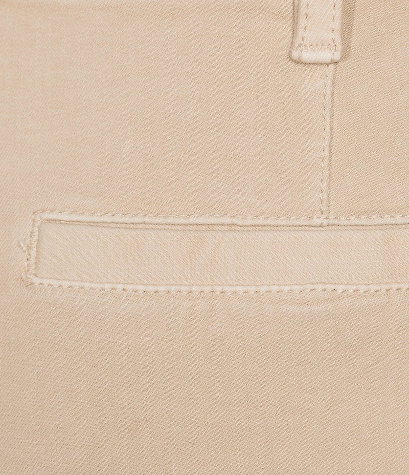 John Mark Plus Size Woven Wide-Leg Patch Pocket Jean