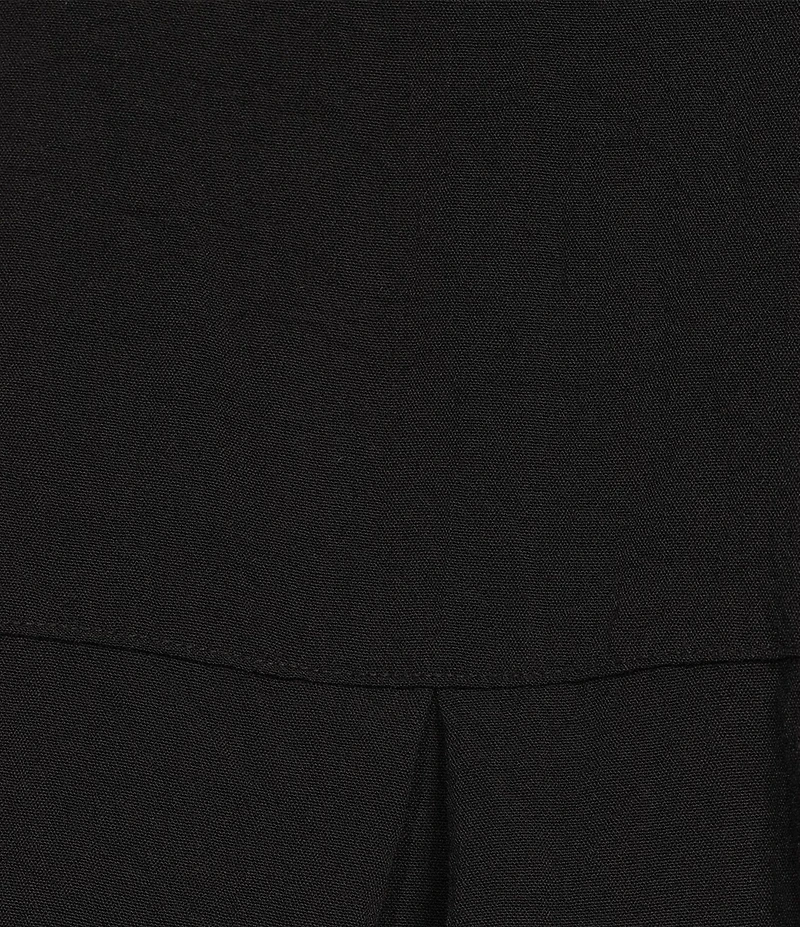 John Mark Solid Woven 3/4 Sleeve Wire Collared Button Front Patch Pocket Camp Shirt