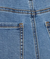 John Mark Wide Leg 5 Pocket Crop Denim Jeans