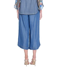 John Mark Wide Leg Tulip Hem Cropped Pants