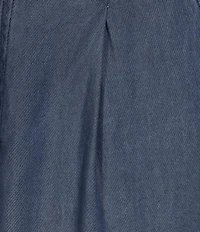 John Mark Woven Flat Front Wide Leg Pants