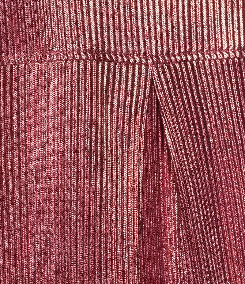 John Mark Woven Point Collar Short Dolman Sleeve Shimmer Pleat Button Front Blouse