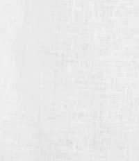 John Mark Woven Ruffle Y-Neck Short Flutter Sleeve Top