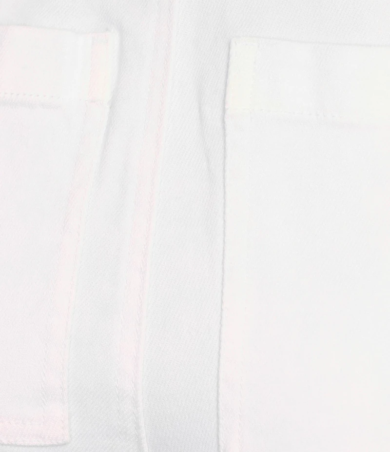 John Mark Woven Wide Leg Embroidered Hem Ankle Pants