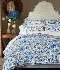 John Robshaw Aadav Sage Cotton Voile Reversible Quilt