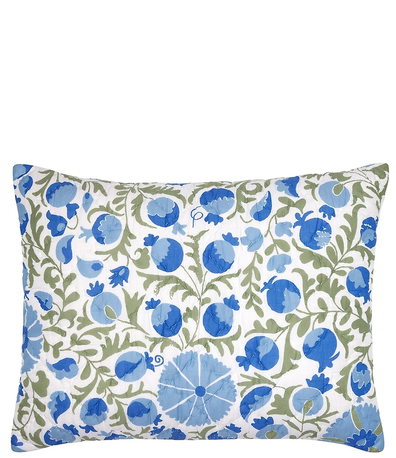 John Robshaw Aadav Sage Cotton Voile Reversible Sham