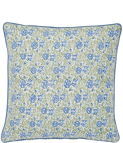 John Robshaw Amit Vines and Floral Decorative Square Pillow