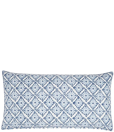 John Robshaw Anju Medallion Print Bolster Decorative Pillow