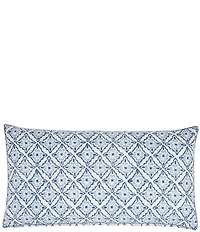 John Robshaw Anju Medallion Print Bolster Decorative Pillow