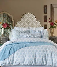 John Robshaw Anju Medallion Print Bolster Decorative Pillow